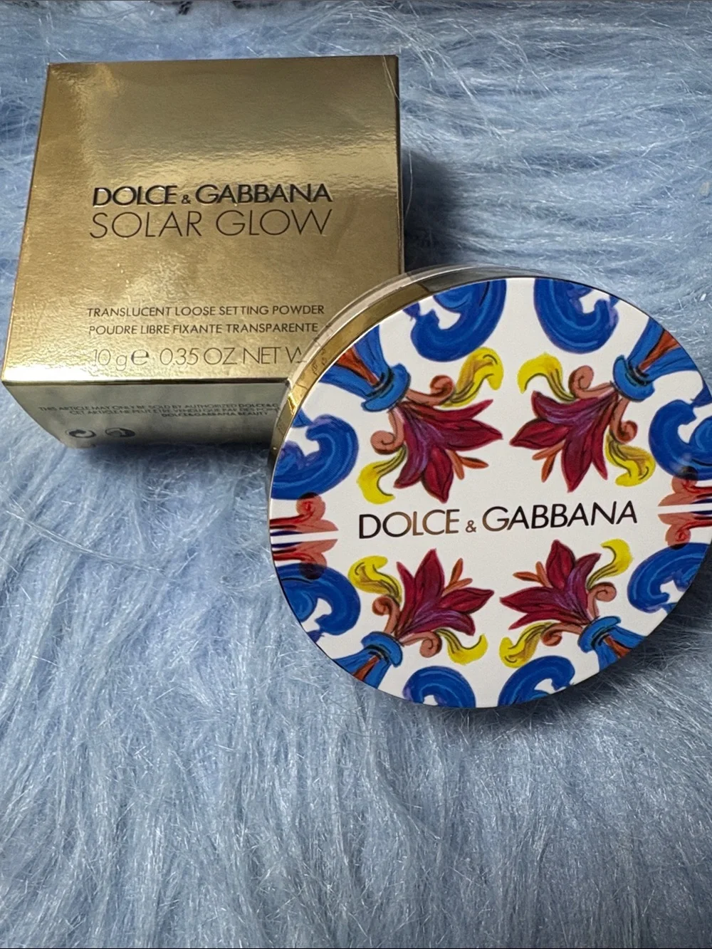 Dolce & Gabbana Solar Glow Translucent Loose Setting Powder in Crystal 1, New